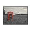 93855-268.jpg Red Telephone Booth Framed Poster