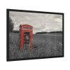 93855-269.jpg Red Telephone Booth Framed Poster