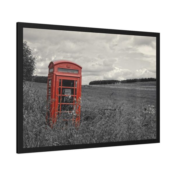 93855-269.jpg Red Telephone Booth Framed Poster