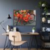 93855-282.jpg Bike Decorated With Flowers Framed Poster