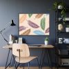 Tropical Leaves Pattern Framed Poster