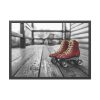 93855-300.jpg Vintage Rollerblades Framed Poster
