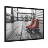 93855-301.jpg Vintage Rollerblades Framed Poster
