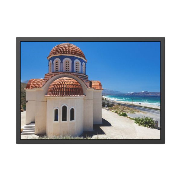 93855-308.jpg Orthodox Greece Church Framed Poster