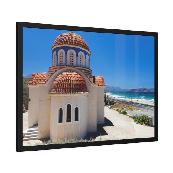 93855-309.jpg Orthodox Greece Church Framed Poster