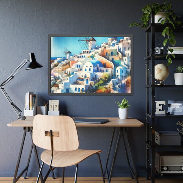 Beautiful Greek Island II Framed Poster