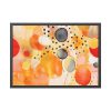 93855-32.jpg Orange Yellow Abstract Artwork Framed Poster