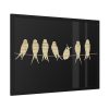 Birds Vintage Music Framed Poster