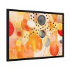93855-33.jpg Orange Yellow Abstract Artwork Framed Poster