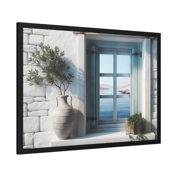 Somewhere in Greece Framed Poster