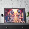 Sunset in Greece Framed Poster