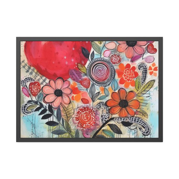 93855-36.jpg Valentine Doodle Art Paper Framed Poster