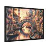 93855-385.jpg Romantic Scene in Italy Framed Poster
