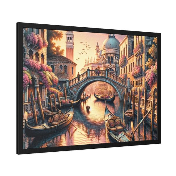 93855-385.jpg Romantic Scene in Italy Framed Poster