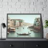 93855-391.jpg Tourists in a Gondola in Venice, Italy Framed Poster