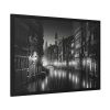 93855-397.jpg Venice Canal at Night Framed Poster