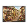 93855-416.jpg Italian Street Scene Framed Poster
