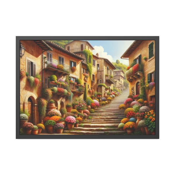 93855-416.jpg Italian Street Scene Framed Poster