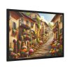 93855-417.jpg Italian Street Scene Framed Poster