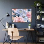 Vintage Seamless Floral Pattern Framed Poster - Image 7
