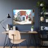 Village Lesbos Mytilene Greece Framed Poster