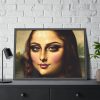 93855-459.jpg Mona Lisa With Modern Twist Framed Poster