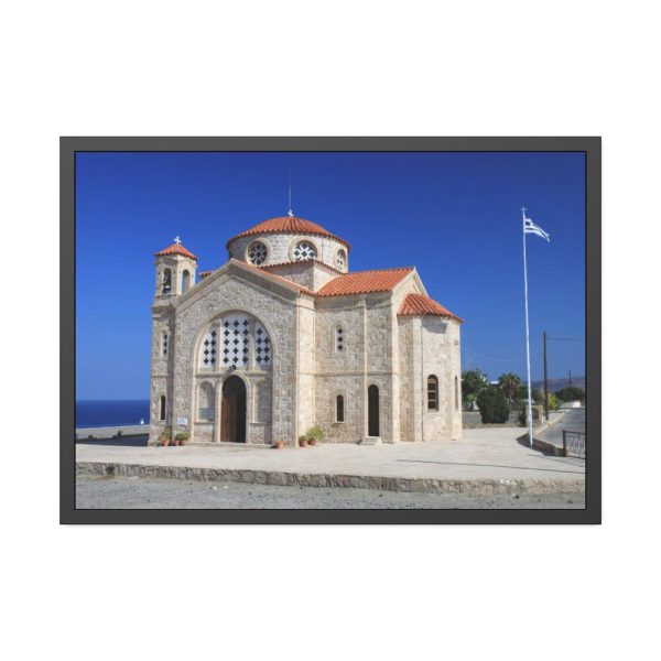 Church in Agios Georgios Framed Poster