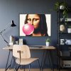 93855-474.jpg Mona Lisa With Bubblegum Framed Poster