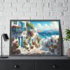 Scene of Greek Island Framed Poster