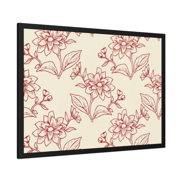 93855-49.jpg Floral Botanical Pattern Framed Poster