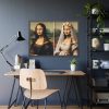 93855-510.jpg Mona Lisa Reimagined as a Bride Framed Poster