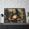 93855-523.jpg Mona Lisa's Expression of Sadness Framed Poster