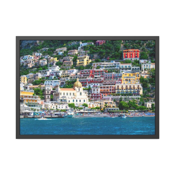 Positano Coast in Italy Framed Poster - Image 5