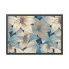 93855-80.jpg Blue Floral Pattern Framed Poster
