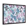 93855-85.jpg Pinkish Floral Pattern Framed Poster