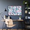 93855-86.jpg Pinkish Floral Pattern Framed Poster