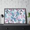 93855-87.jpg Pinkish Floral Pattern Framed Poster