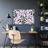 93855-94.jpg Purple Floral Pattern Framed Poster