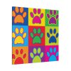101419-105.jpg Paw Prints Pop Art Standard Canvas