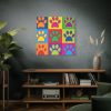 101419-109.jpg Paw Prints Pop Art Standard Canvas