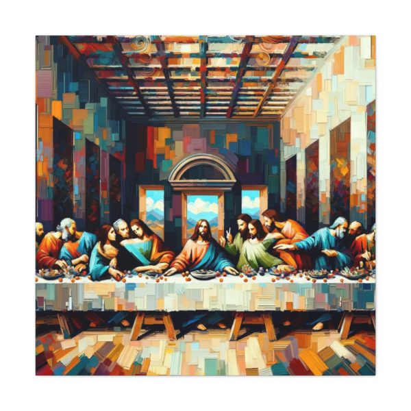 101419-11.jpg The Last Supper by Leonardo da Vinci HandCrafted Standard Canvas