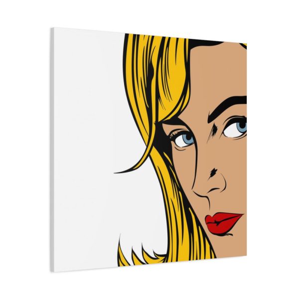 Woman Retro Pop Art Standard Canvas