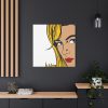 Woman Retro Pop Art Standard Canvas