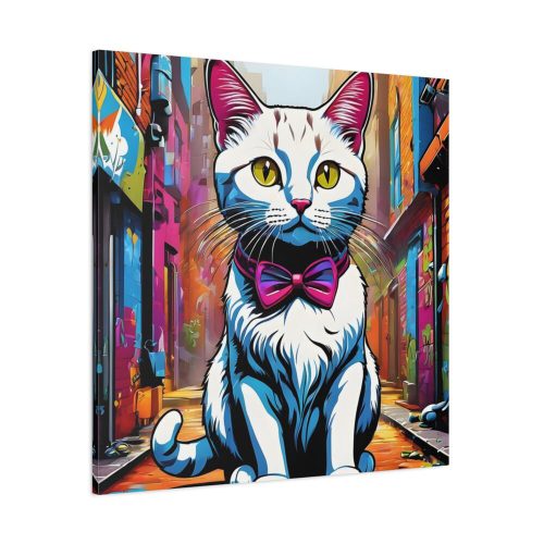 Cat Pop Art Illustration Graffiti I Standard Canvas