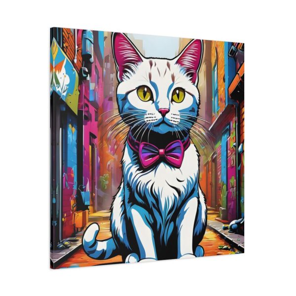 101419-115.jpg Cat Pop Art Illustration Graffiti I Standard Canvas