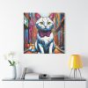 101419-117.jpg Cat Pop Art Illustration Graffiti I Standard Canvas