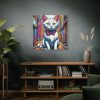 101419-119.jpg Cat Pop Art Illustration Graffiti I Standard Canvas