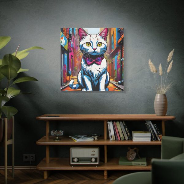 101419-119.jpg Cat Pop Art Illustration Graffiti I Standard Canvas