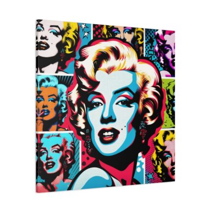 Marilyn Monroe's Iconic Presence and Charisma Standard Canvas