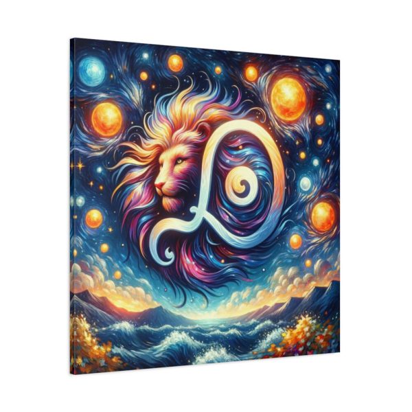 Zodiac Sign of Leo Standard Canvas